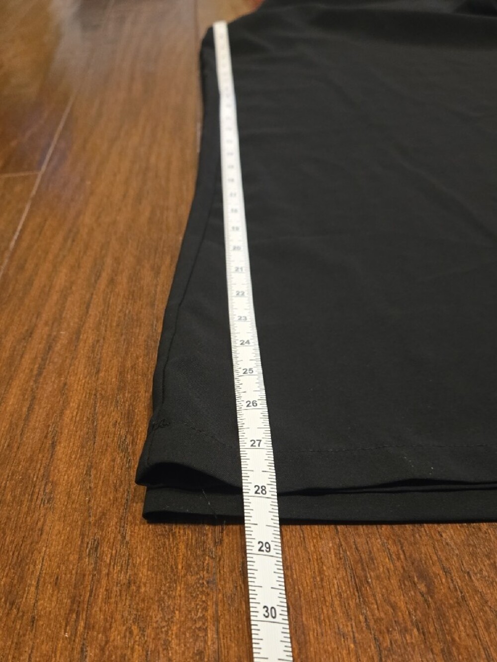 Emery Rose Wide Leg Flowy Pants in Black - Picture 6 of 10